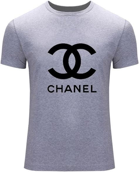 t shirt chanel uomo scritta